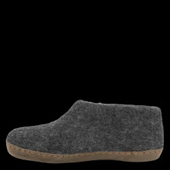 Men Green Comfort Wool Mera Anthracite Grey