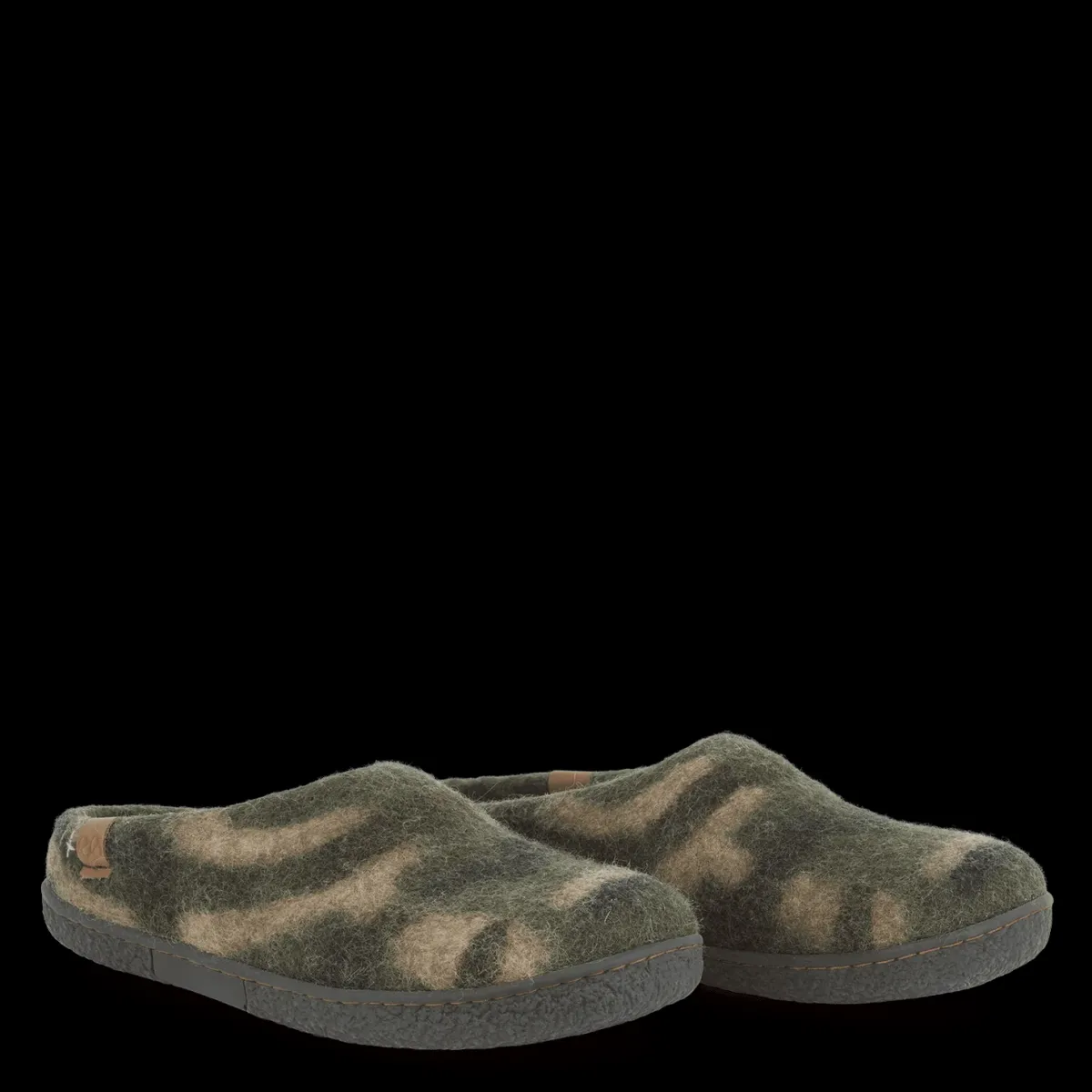 Women Green Comfort Wool Tibet
